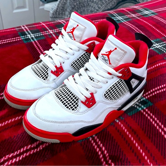 Jordan fire red size used rep box